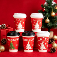 Gobelet à café en papier kraft noir à paroi simple, biodégradable, écologique, avec impression personnalisée du logo, vente en gros