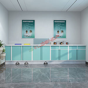 מחסן מודרני ארון מתכת רפואי מותקן קיר עבור ריהוט בית חולים וטיפול רפואי פתרון אופטימלי ארגון - Product Image 4