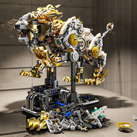 Nouveau Mj13090 Lion Building Block Set DIY Jouet en plastique pour enfants Assemblage Cadeau Figure Garçon Conception mécanique avec emballage