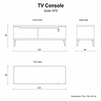 Meuble TV compact en MDF et pierre frittée blanche nordique, idéal pour salon, location économique, vente en gros