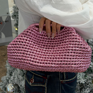 Sacs à main de luxe pour femmes, pochette, sac <span class=keywords><strong>femme</strong></span>, Bolsas De Luxo Para Mulheres, sac en crochet, sac tricoté au crochet - Product Image 5