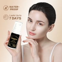 Crème de teinture pour sourcils semi-permanente au henné, rehausseurs de sourcils liquides naturels