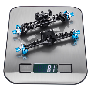 Juego de Ejes Rectos de Aluminio CNC con Barra de Dirección Hidráulica para <span class=keywords><strong>Axial</strong></span> <span class=keywords><strong>SCX24</strong></span> 1/24, Piezas de Mejora para Vehículos RC - Product Image 3