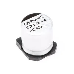 Condensador Electrolítico de Aluminio de Alta Calidad para Montaje Superficial, 50V 220UF, Volumen 10 * 10.5MM, SMD - Product Image 2