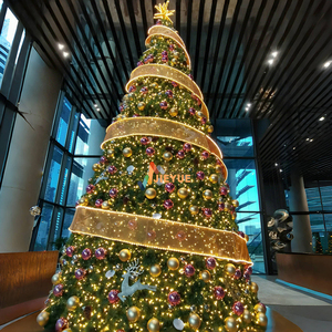 High Quality Customizable <strong>LED</strong> <strong>Artificial</strong> Christmas <strong>Tree</strong> Shaped <strong>Lights</strong> Large Outdoor Shopping Mall Standing for Christmas - Product Image 5