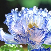 Bouquet de fleurs en verre artisanal miniature personnalisé, fleurs du mois de naissance, cadeau d'anniversaire, anniversaire de mariage, remise de diplôme