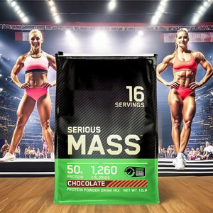 Poudre <span class=keywords><strong>de</strong></span> Gainer <span class=keywords><strong>de</strong></span> Masse Riche en Protéines OEM, Vente en Gros Usine <span class=keywords><strong>de</strong></span> Suppléments Nutritionnels pour Prise <span class=keywords><strong>de</strong></span> Poids, Protéine <span class=keywords><strong>de</strong></span> Lactosérum pour Augmenter la Masse Musculaire - Product Image 1