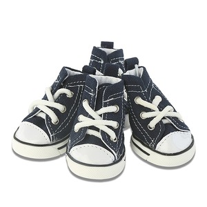 Zapatos para perros pequeños Otoño/Invierno botas casuales lona antideslizante transpirable Jean Material sólido lindo Animal - Product Image 3