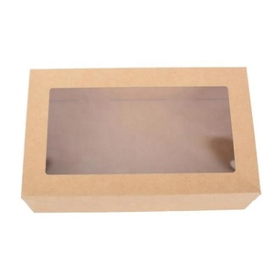 Grand <span class=keywords><strong>plateau</strong></span> en carton écologique kraft pour la restauration du pain, <span class=keywords><strong>plateau</strong></span> jetable pour repas <span class=keywords><strong>à</strong></span> <span class=keywords><strong>emporter</strong></span>, boîtes d'emballage des aliments - Product Image 3