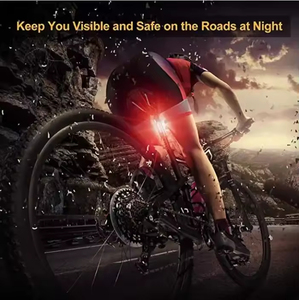 Feu arrière de vélo rechargeable par USB Nanhu COB LED - Product Image 5