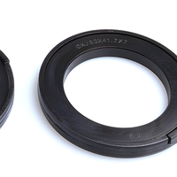 INDEL Dichtungssatz für Baggerkolbenzylinder, 50 MPa, Schwarz, Ok Pump Machine O-Ring, NBR, POM, Polyurethan