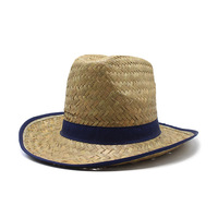 Chapeaux d'été promotionnels en paille pour adultes, style Panama, à bord plat, avec cordon réglable, protection solaire, pour la plage, le voyage et le quotidien, personnalisables, style cowboy