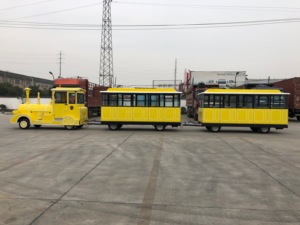 Train électrique sans rails de luxe <span class=keywords><strong>Dorlin</strong></span> de haute qualité à 42 places pour excursions en plein air à basse vitesse - Product Image 2
