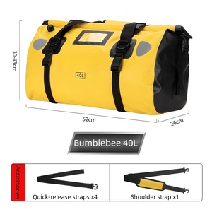 Venta Directa de Fábrica, Bolsa Trasera para Motocicleta Resistente a Lluvias Intensas, Impermeable, de Gran Capacidad, para Asiento Trasero - Product Image 4