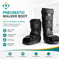 Botte de marche médicale OEM Bosegrow 17 pouces avec support gonflable, attelle bilatérale pour la rééducation des fractures