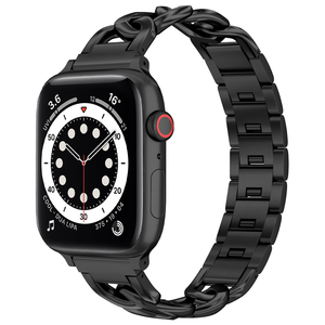 <span class=keywords><strong>Bracelet</strong></span> en acier inoxydable pour <span class=keywords><strong>femme</strong></span>, <span class=keywords><strong>bracelet</strong></span> en métal élégant pour <span class=keywords><strong>Apple</strong></span> <span class=keywords><strong>Watch</strong></span> Series 10/9/8/<span class=keywords><strong>7</strong></span>/SE/6/5/4/3/2/1 - Product Image 2