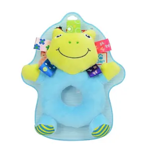 Jollybaby Tùy Chỉnh Sang Trọng Bé Thú Nhồi Bông Cảm Giác Tay Rattle Vòng Đồ Chơi Sang Trọng Cho Trẻ Sơ Sinh 0-12 Tháng