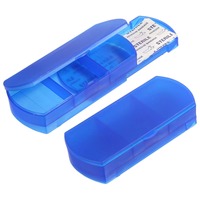 Özel Logolu Mini Seyahat Hap Kutusu Cep Boy Plastik Tablet Kabı, Eczane Promosyon Etkinlikleri için Bandaj Tutucu ile