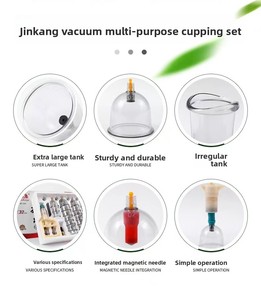 Set Professionale per Terapia con Coppettazione Baibaikang 32 Pezzi, Controllo Manuale, Coppe Hijama in ABS per Rilassamento Muscolare Totale - Product Image 2