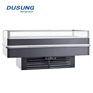 ZX0.4D factory Outlet frozen food seafood ice cream display aht island freezer island refrigerated display cabinet
