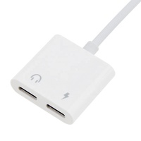 2 In 1 Dual Typ C Kopfhörer adapter USB-C Splitter Jack Aux Connector Lade konverter Für Xiaomi Samsung Huawei