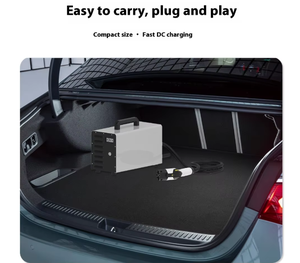 Cargador Portátil para Vehículos Eléctricos <span class=keywords><strong>de</strong></span> 7kw DC GB/T <span class=keywords><strong>de</strong></span> 9 Pines - Estación <span class=keywords><strong>de</strong></span> Carga Rápida con Pantalla Digital para Vehículos Eléctricos Tesla y BYD - Product Image 4