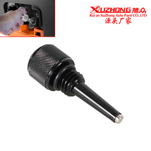 Diesel Engine Part Oil Dipstick 7.6cm Black And Silver Aluminum For <b>Generator</b> 55201 - Product Image 5