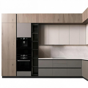Fabricant d'armoires de cuisine sur mesure d'usine du Shandong avec 8 ans d'expérience, unités de cuisine compactes tout-<span class=keywords><strong>en</strong></span>-un mobiles <span class=keywords><strong>en</strong></span> 3 pièces - Product Image 3