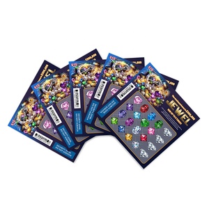 Impression <span class=keywords><strong>de</strong></span> cartes en papier <span class=keywords><strong>de</strong></span> loterie Conception à gratter Modèles gagnants Usine Billets <span class=keywords><strong>de</strong></span> loterie à gratter personnalisés - Product Image 5