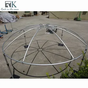 Adjustable pipe and drape 10ft round backdrop stand