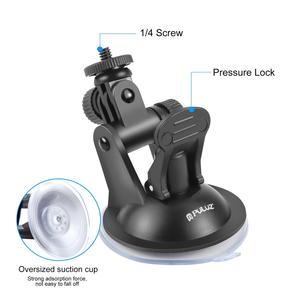 Support de fixation par ventouse PULUZ pour voiture avec adaptateur de trépied à vis et <span class=keywords><strong>sac</strong></span> de rangement pour caméras d'<span class=keywords><strong>action</strong></span> GoPro, Insta360, DJI – Fixation sécurisée - Product Image 3