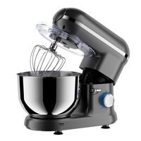 Mélangeur électrique multifonctionnel sur pied de 4,5 L avec bol élévateur, incluant bol mélangeur, accessoire de cuisine pour la maison-boîtier en plastique