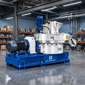 Presse à granulés de sciure de bois biomasse pour la fabrication de combustible propre, équipement de pelletisation industriel pour le traitement du bois - Product Image 5