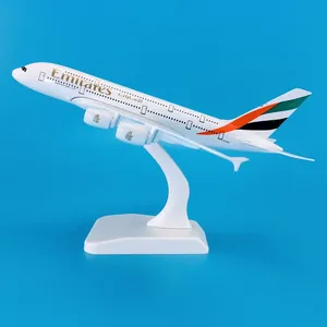 Hot bán unisex Airbus A380 emilates Máy bay mô hình 1:400 quy mô 18.7cm Kẽm hợp kim kim loại & vật liệu nhựa cho trang trí nội thất - Product Image 2