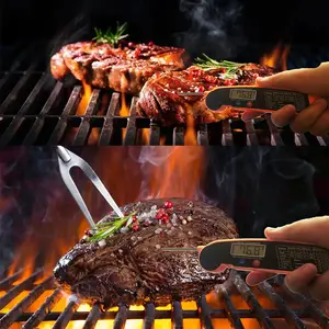 Ultra veloce professionale digitale lettura istantanea termometro per la carne per cucina cibo barbecue Grill e cucina