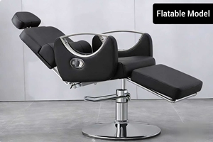 Chaise de coiffure - Inclinable, spécialement conçue pour les salons de coiffure, avec fonction de levage et de rotation. - Product Image 6