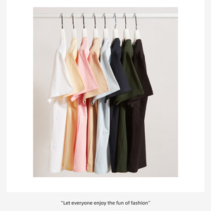 T-shirt épais et ample en coton lourd 230 GSM, personnalisé avec logo, pour hommes et femmes, style premium et décontracté, grandes tailles. - Product Image 2