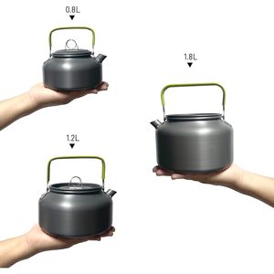Teiera da campeggio in alluminio anodizzato da 0,8 l portatile per falò da esterno per tè e caffè Open Fire da viaggio - Product Image 4