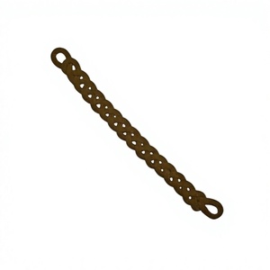 Cordón de Macramé Trenzado Clásico Dorado, de Alta Tenacidad, con Acabado Recubierto, Personalizable, para Prendas Ceremoniales, con Hilo Metálico/Mylar/Seda - Product Image 3