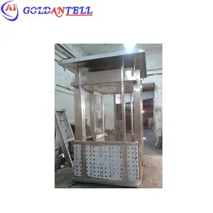 High quality inspection approval led light security room guard post booth / mobile guard house with specially made