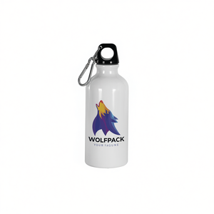 Borraccia in alluminio Wolfpack da 400 ml con moschettone per uso esterno - Product Image 2