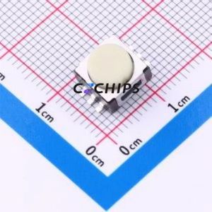 GT-TC071B-H060-L2 Tactile Switch SMD-6P,8.1x7.7mm Switch Round Button Vertical Mount 8.1mm 7.7mm - Product Image 1