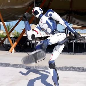 For R1 High DOF Humanoid Robot AI-Powered Multifunction IP67 24V 5kg Payload Aluminum Alloy Plastic Mobile Base for - Product Image 2