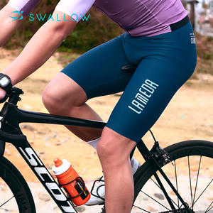 燕子有竞争力的价格无缝黑色蓝色绿色反光标志公路自行车围兜短裤 - Product Image 5