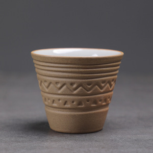 Tazza da Caffè in Ceramica Grezza Retrò Araba Saudita per Latte Concentrato <span class=keywords><strong>e</strong></span> Tè del Pomeriggio - Product Image 1