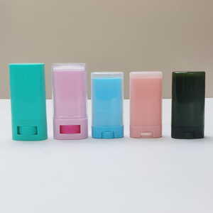 FABRICACIÓN 15g paloma vacía jabón stick embalaje Rosa UV botella mate contenedor pequeño <span class=keywords><strong>desodorante</strong></span> de plástico plano contenedor - Product Image 3