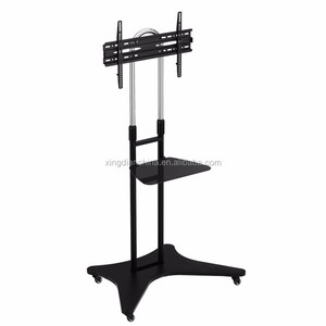 Support de chariot de TV Mobile robuste support de chariot LED/LCD pour <span class=keywords><strong>Samsung</strong></span> roues verrouillables de Construction en acier compatibles VESA de 32 à 55 <span class=keywords><strong>pouces</strong></span> - Product Image 2