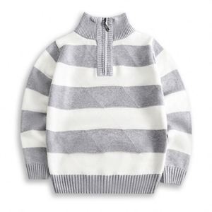 Nouveau T-shirt Garçon 2022 – Pull Épais Rayé pour Bébé, Style Automne-Hiver - Product Image 6