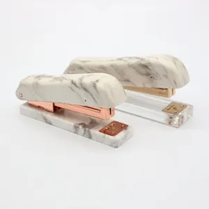 JSM Marble Art Acryl 24/6 & 26/6 Hefter Pin Schreibtisch Zubehör DIY Werbe geschenk Promotion Binding Manual Tape Stapler