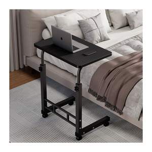 Mesita de noche ajustable con ruedas para comedor, <span class=keywords><strong>escritorio</strong></span> de oficina móvil, cama, dormitorio Perezoso - Product Image 5